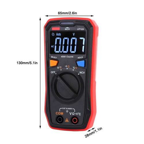 Ut123 multimetro digitale - ut123,